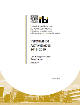 Informe de Actividades 2018-2019